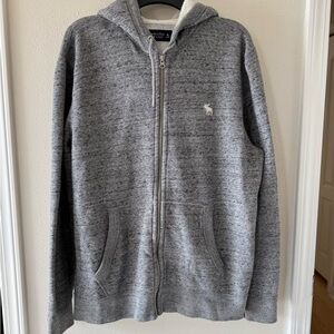 Abercrombie & Fitch A&F Men's XL Soft Fleece Full-Zip Hoodie Jacket